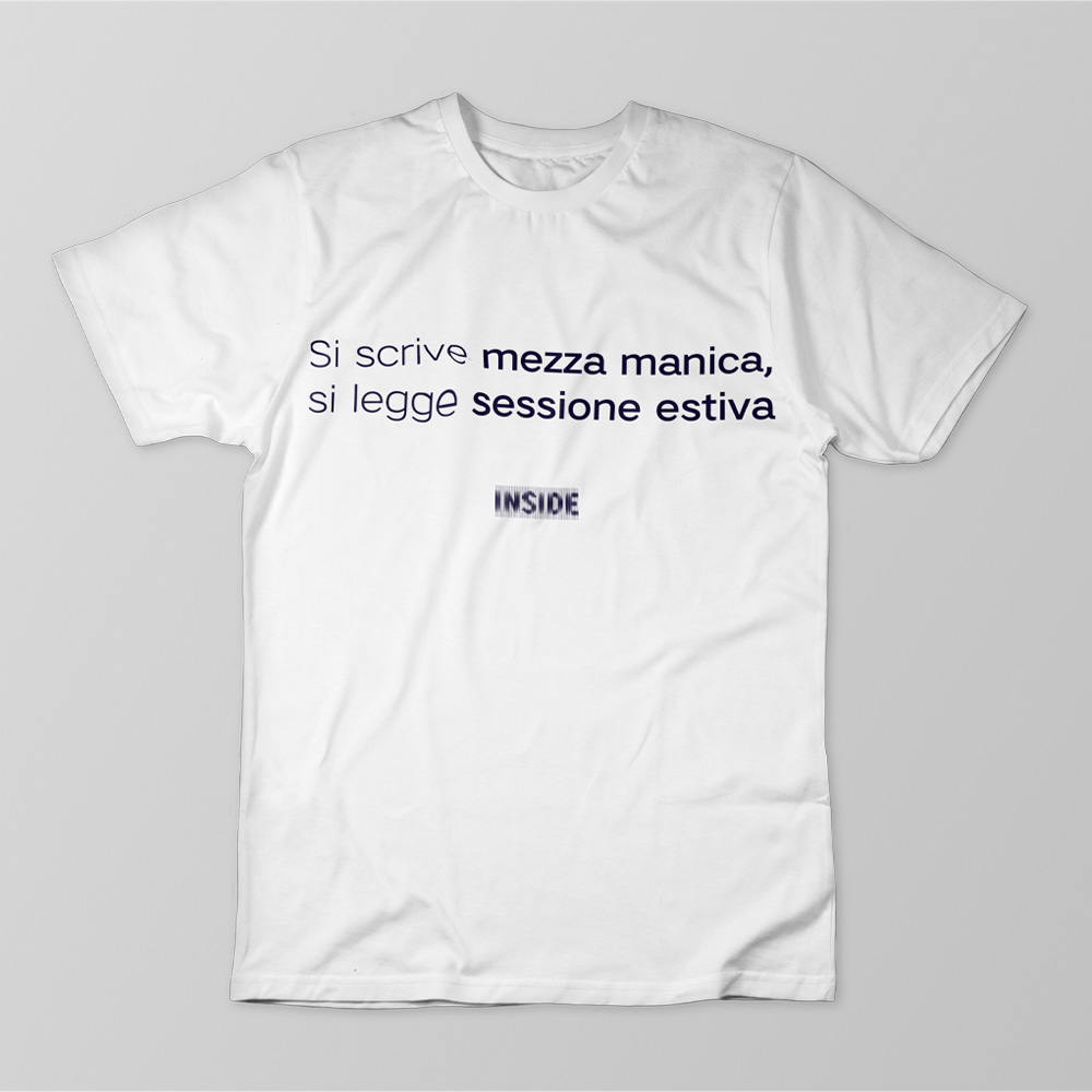 T-Shirt - Si scrive mezza manica si legge sessione estiva